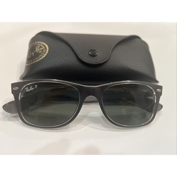 ray ban rb 2132 new wayfarer Gray Black - Picture 2 of 8
